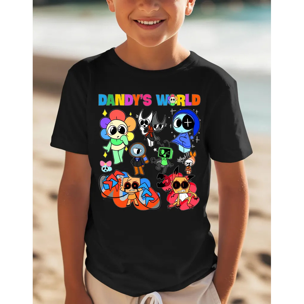 Dandy's World Sprunki Game, Sprunki , Roblox Game Tee, Dandy's World Merch, Dandy Poppy Cosmo Finn K