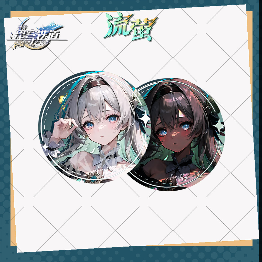 Honkai: Star Rail Firefly Game Merch อะคริลิคป้ายพวงกุญแจ รูปที่ 5