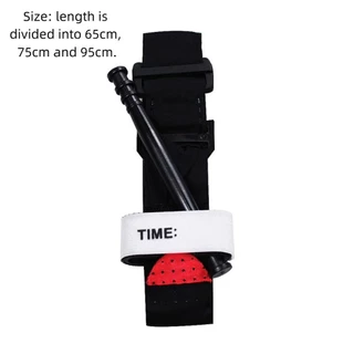 GROVEZY Outdoor Tourniquet, อุปกรณ์ฉุกเฉิน Single Handed Operation Outdoor Gear, ที่มีประสิทธิภาพ Handle สีสัน Hemostatic Band สําหรับกลางแจ้ง Camping