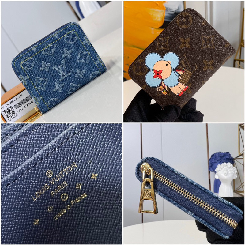 Pre order ราคา2500 Lv Louis Vuitton N82957 zippy coin pures กระเป๋าเศษสตางค์ coin purse size 11.0 x 