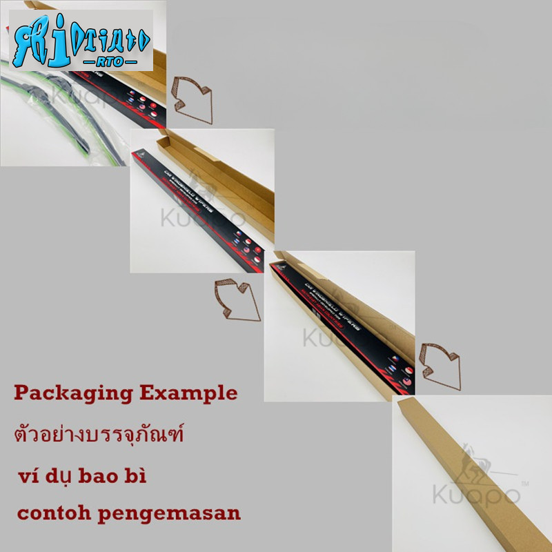 (หน้า+หลัง 3 ชิ้น) ชุดใบปัดน้ําฝน Ford ESCAPE สําหรับ (เลือกรุ่นของคุณ) Eskape SUV Car Window Wipers Bundle (ประเภทกล้วย+ หลัง) โดย เมีย ราคา ถูกที่สุด ดีลบีเคเค แกลเลอรีภาพที่ 6