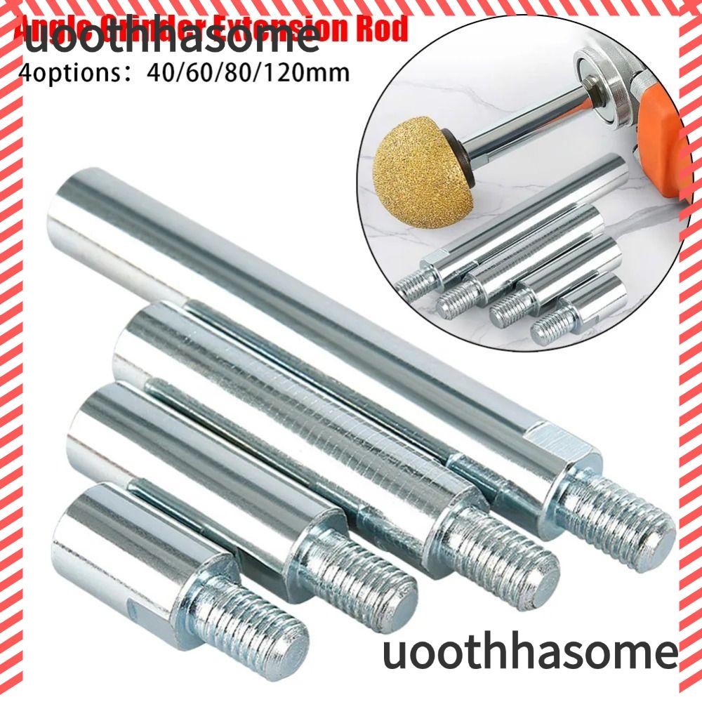 Uothhasome 1 ชิ้น Extension Rod, Shaft 40/60/80/140 มม.เครื่องบดมุมอะแดปเตอร์ Rod, อุปกรณ์ขัดสําหรับรุ่น 100 125 เครื่องบดมุม M10 ด้ายบดการเชื่อมต่อ Rod