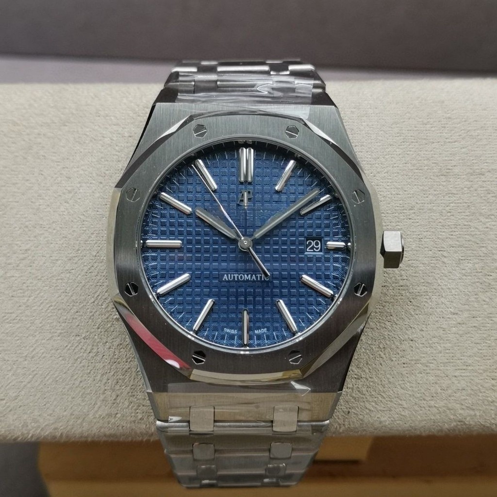 Royal 15400 Series Mechanical Watch Oak Steel King King Sapphire Crystal Glass นาฬิกากลไกอัตโนมัติ