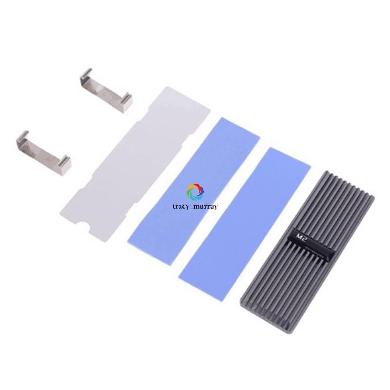 tracy_murray M2 ฮีทซิงค์กระจายความร้อนหม้อน้ํา M.2 Cooling Heat Sink สําหรับ NVME NGFF M.2 2280 SSD ฮาร์ดไดรฟ์
