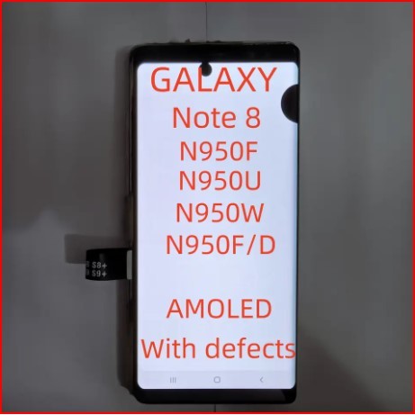 6.3 นิ้วหมายเหตุ 8 หน้าจอขายเดี่ยวมีสาย dead point สําหรับ Samsung note8 N950F N950U จอแสดงผล LCD To