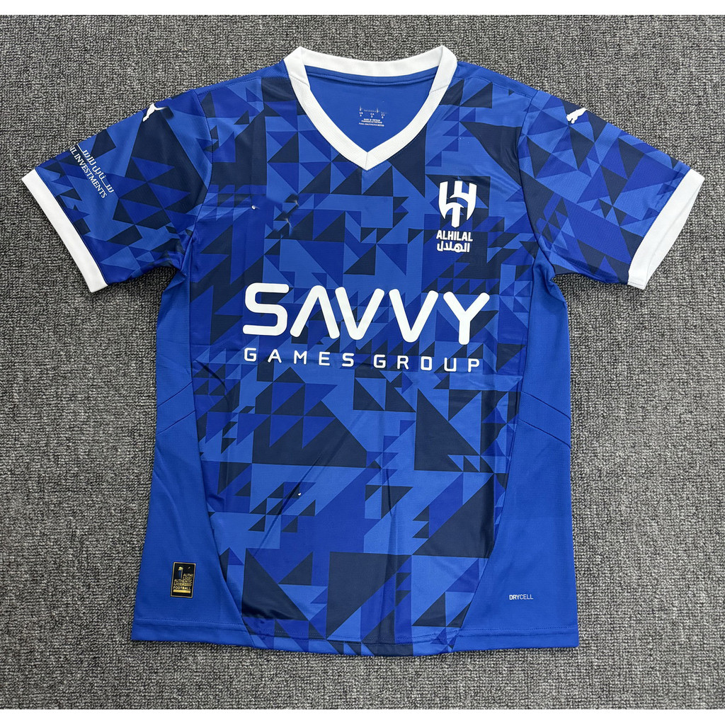 2025 Al Hilal ใหม่ฟุตบอลคลับการฝึกอบรม 24 25 Saudi Professional League Home Away Third แฟนฟุตบอลผู้ช