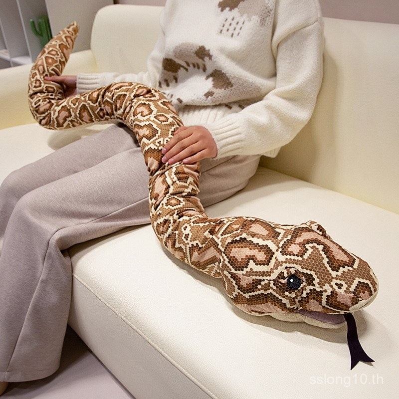 ของเล่นตุ๊กตางูขนาดใหญ่เหมือนจริง ของเล่นเล่นตลก ตุ๊กตางูปลอม ของเล่นตุ๊กตางูมือ