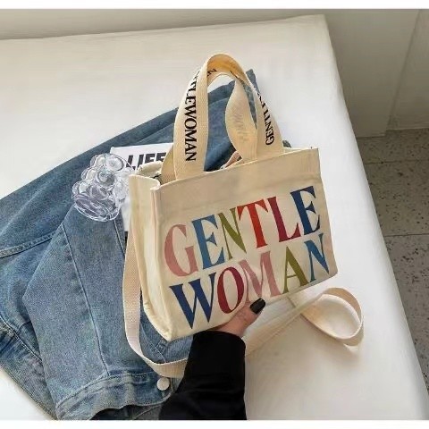 [ใหม่] ประเทศไทยแฟชั่นใหม่ผ้าใบกระเป๋าหญิงมินิแบบพกพาขายร้อนins All-match Casual Cross-body Clutch Small Tote Bag