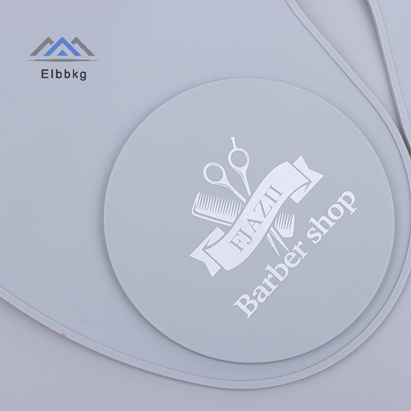 Eibbkg ซิลิโคนตัดผมคอปกย้อมผมผ้าคลุมไหล่ Hairdressing Cape คอห่อ Guard ตัดผมไหล่ Pad ผ้าพันคอขาย