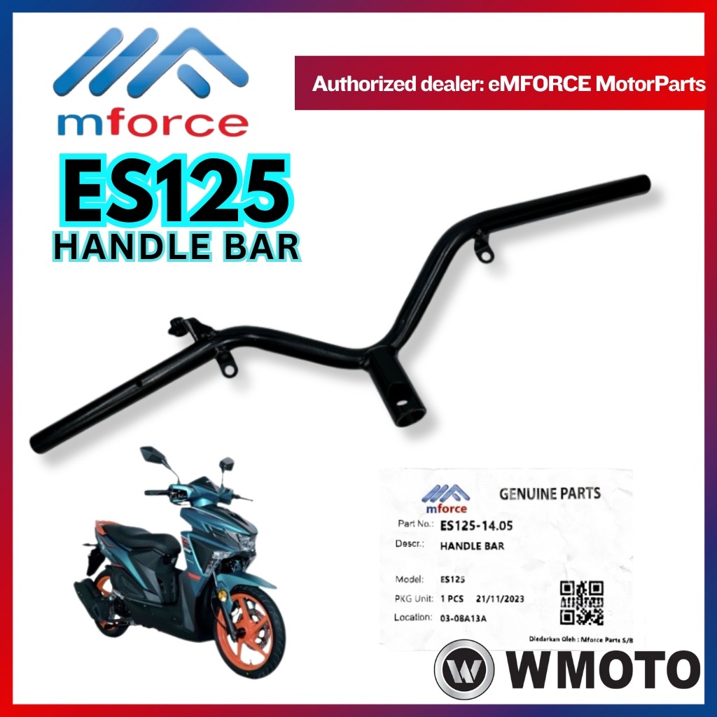 WMOTO ES125 ES 125 HANDLE BAR STEERING BAR TAPAK TANGAN ES125-14.05 WMOTO