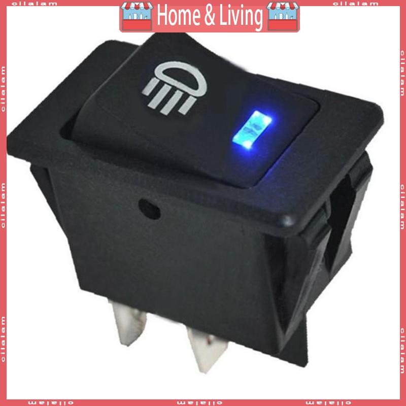 Ci สวิตช์โยกไฟตัดหมอกพร้อม LED 4 ขาสําหรับรถยนต์รถบรรทุกเรือ Marine Dash Dash Dash Dash Dash Dash Da