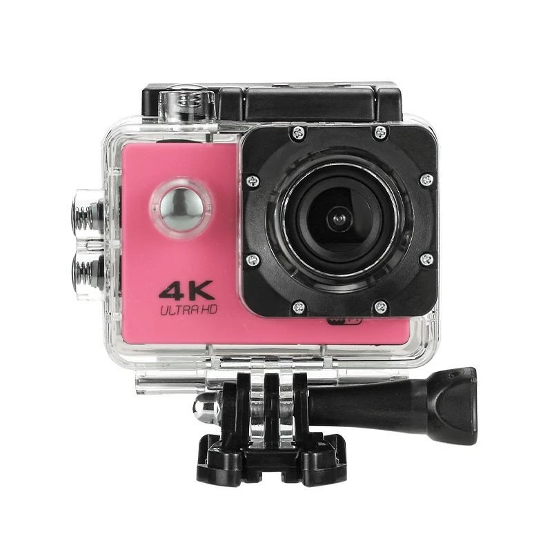 กล้องบันทึกหมวกกันน็อคมอเตอร์ไซค์ 4K HD กันสั่น กล้องกีฬา 360 องศา กล้องติดศีรษะ thumbnail 7