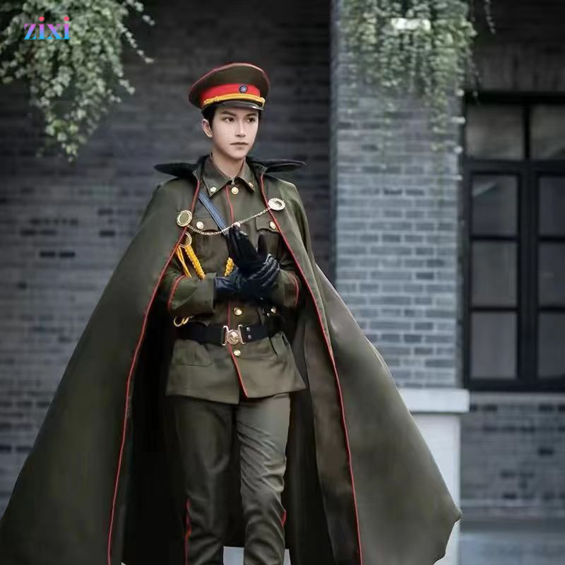 The Mystic Nine Cos เครื่องแต่งกาย Zhang Qishan Warlord เสื้อผ้าพระพุทธรูปใหญ่คอสเพลย์สาธารณรัฐจีนหล