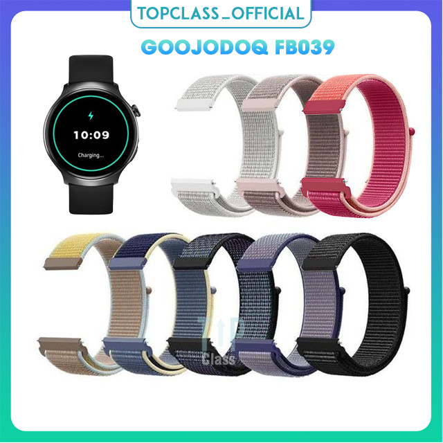 สายรัดไนลอนทดแทนสําหรับ GOOJODOQ FB039 Smart Watch