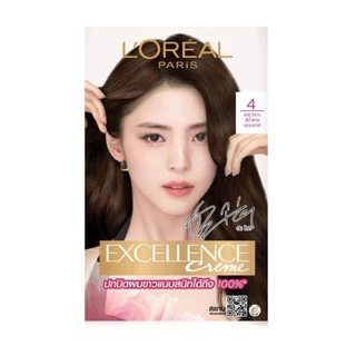 L'Oreal ลอรีอัล ปารีส เอ็กซ์เซลเลนซ์ ครีม 4 สีน้ำตาลธรรมชาติ
