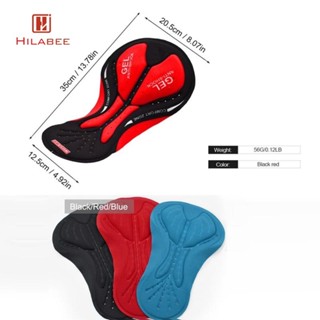 Hilabee แผ่นเจลปั่นจักรยานหนาพรีเมี่ยมกันกระแทกกางเกงขาสั้นจ…