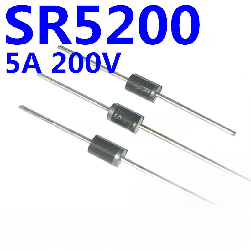 ‌Schottky Diode SR5200 MBR5200A MBR5200 5A 200V ประสิทธิภาพสูง