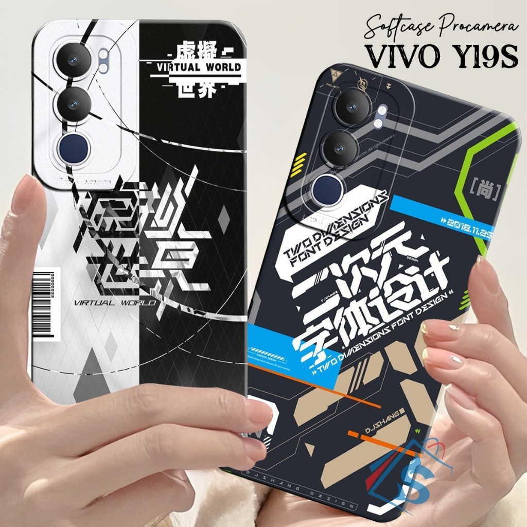 HP [SHARKCASE] Softcase For Vivo Y19S 4G 2024 / Y03 / Y03T / Y18 / Y28 / Y17S / Y27S / Y27 4G / Y27 