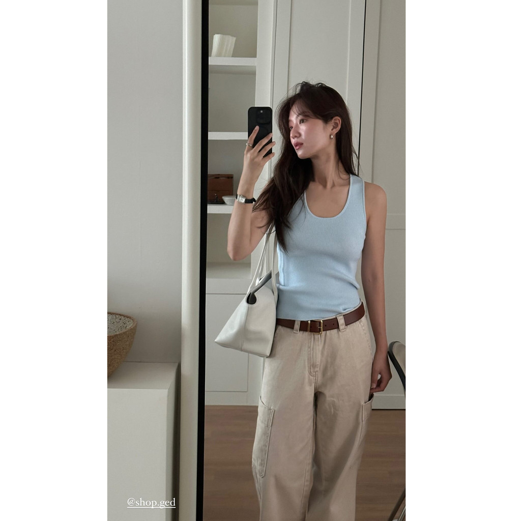 [SR-STUDIO] เสื้อกั๊กถักสไตล์เกาหลี HMGX