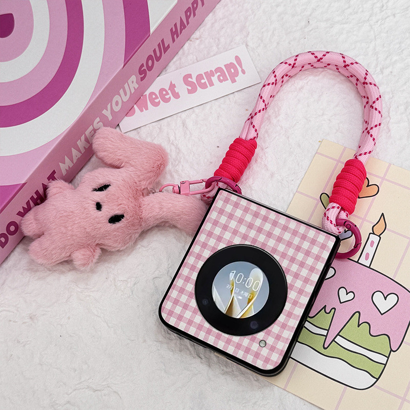 น่ารักการ์ตูนกระต่ายสําหรับ ZTE Nubia Flip 2 A404ZT, NX732J 2025 5G สําหรับ ZTE Nubia Flip Creative 