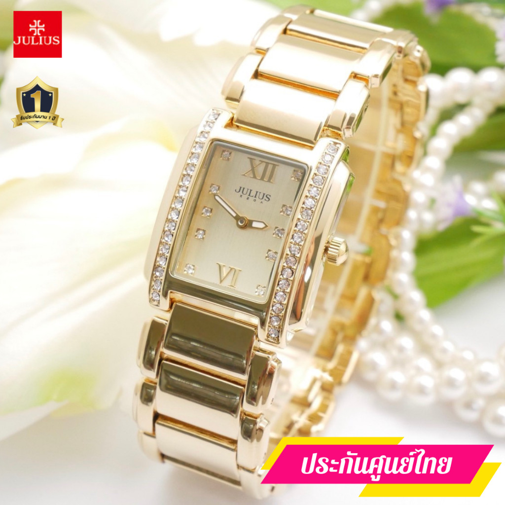 ๋Julius JULIUSนาฬิกาผู้หญิงJulius812นาฬิกาจูเลียส สุดหรูของแท้ประกันศูนย์ไทย1ปี