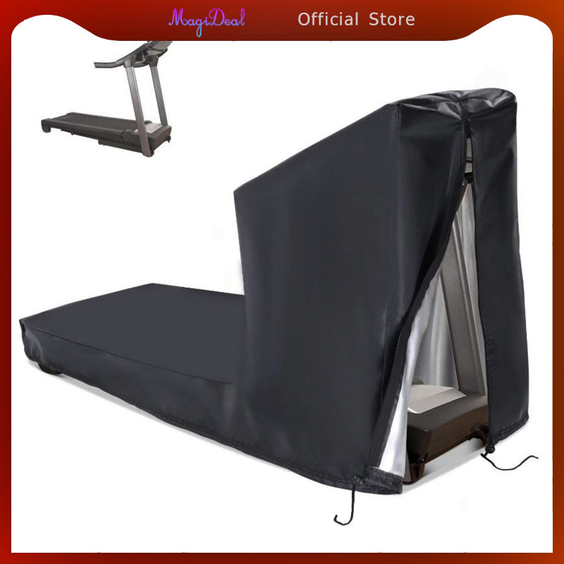 Magideal ฝาครอบลู่วิ่ง, Sports Gym Running Machine Protective Non-Folding Cover ฝาครอบกันฝุ่นกันน้ํา