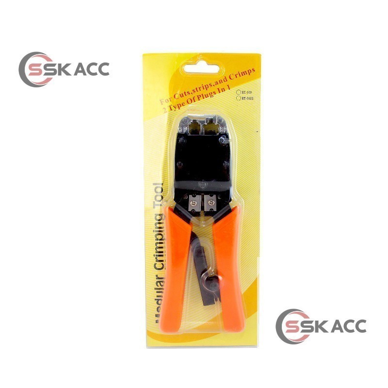อินเทอร์เน็ต LAN สาย CRIMPING คีม Cat 5 5e 6 6e CRIMPING Tool HT-500R SSKACC-COMPUTER