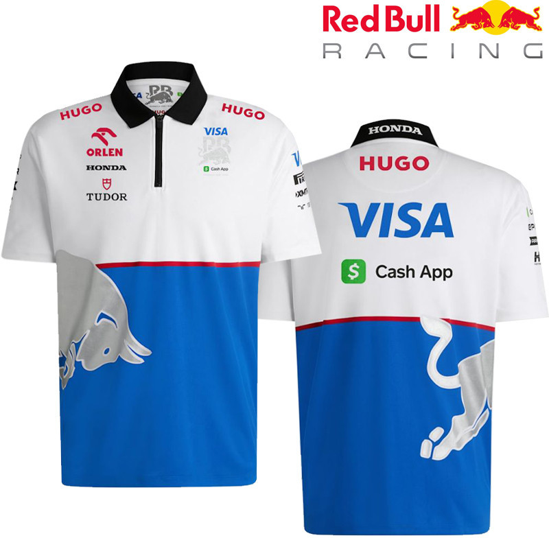 เสื้อโปโลแขนสั้น ลายทีม F1 Racing Jersey + Oracle Red Bull 2024 F1 เหมาะกับฤดูร้อน สําหรับผู้ชาย และผู้หญิง 2024