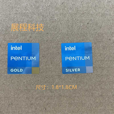 สติกเกอร์ฉลาก Intel 11th Generation 11th Generation Pentium GOLD Pentium SILVER สีทอง สําหรับติดตกแต่งโน้ตบุ๊ก