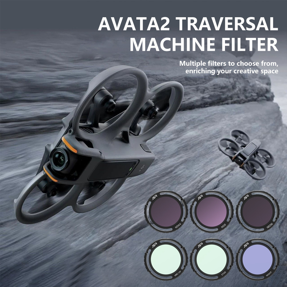 อุปกรณ์เสริมฟิลเตอร์กรองโดรน DJI Avata 2 Gen Drone: Camera, ND Filter, CPL Polarizer