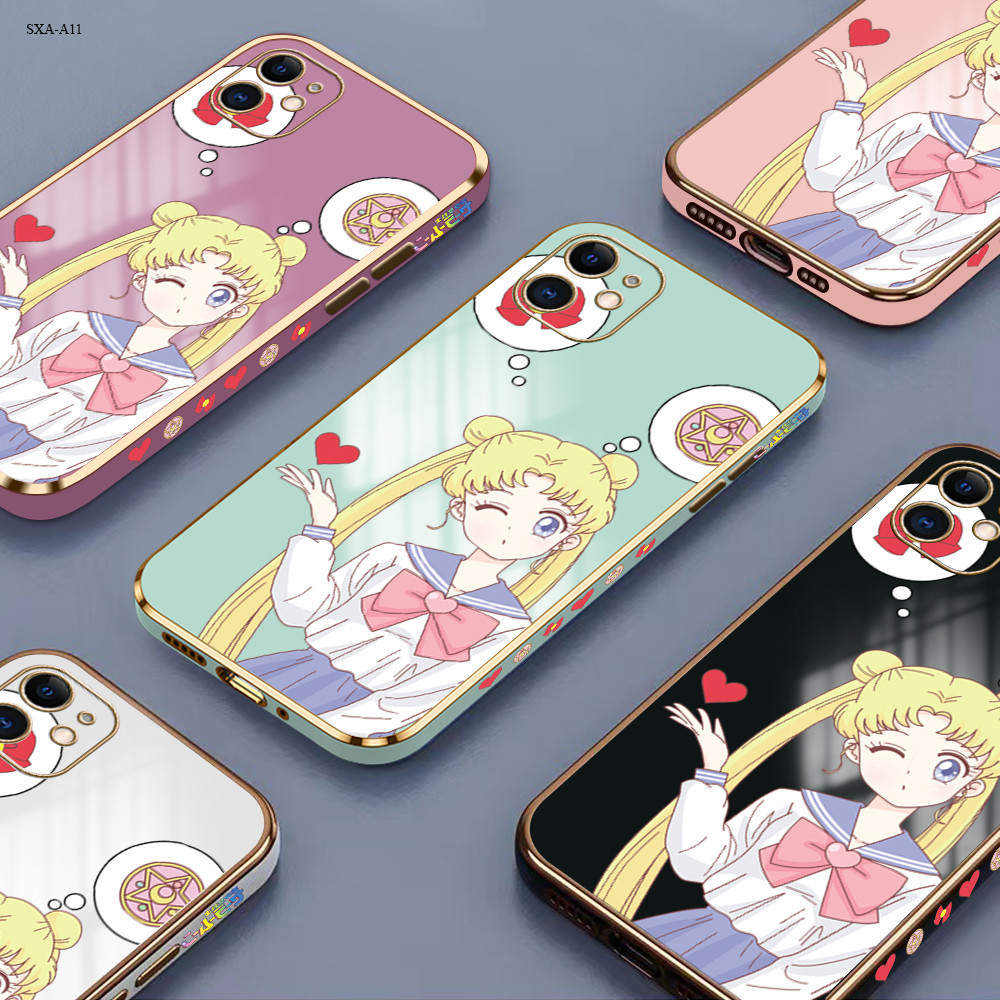 Compatible With Samsung Galaxy A11 A12 A21S A31 A32 A42 A51 A71 4G 5G เคสซัมซุง สำหรับ Sailor Moon เคส เคสโทรศัพท์