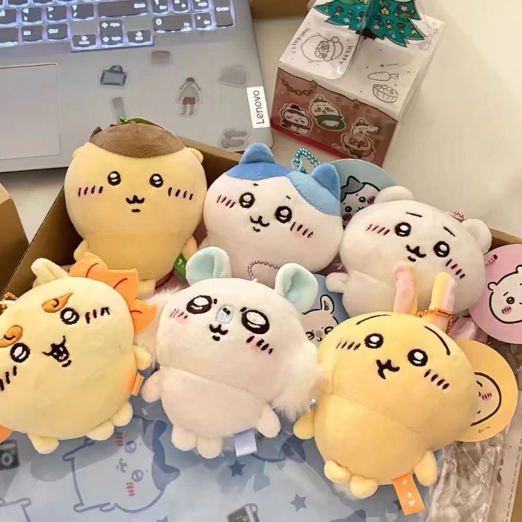พวงกุญแจ จี้ตุ๊กตานุ่ม รูปการ์ตูน Chiikawa ขนาดเล็ก น่ารัก เหมาะกับของขวัญ สําหรับห้อยกระเป๋าเป้สะพายหลัง นักเรียน คู่รัก