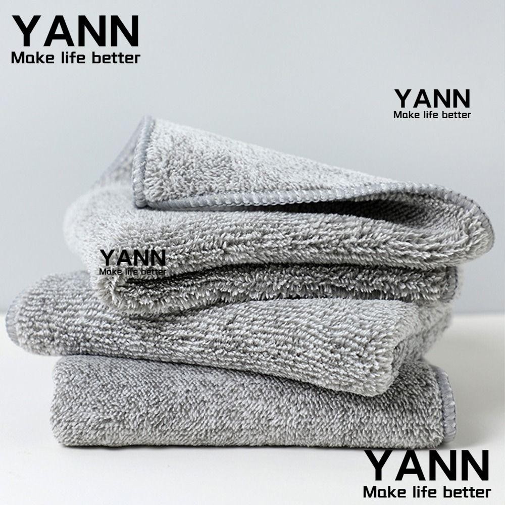 Yann1 ผ้าขนหนูไมโครไฟเบอร์ แบบไม่ติด ใช้ซ้ําได้ สําหรับเช็ดทําความสะอาดจาน ห้องครัว บ้าน