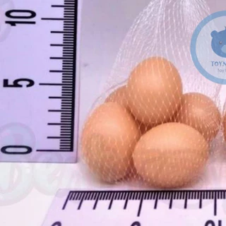Toynamus ไข่ไก่ของเล่น ไข่ไก่ ไข่เป็ด ใบใหญ่ บรรจุถุงตาข่าย