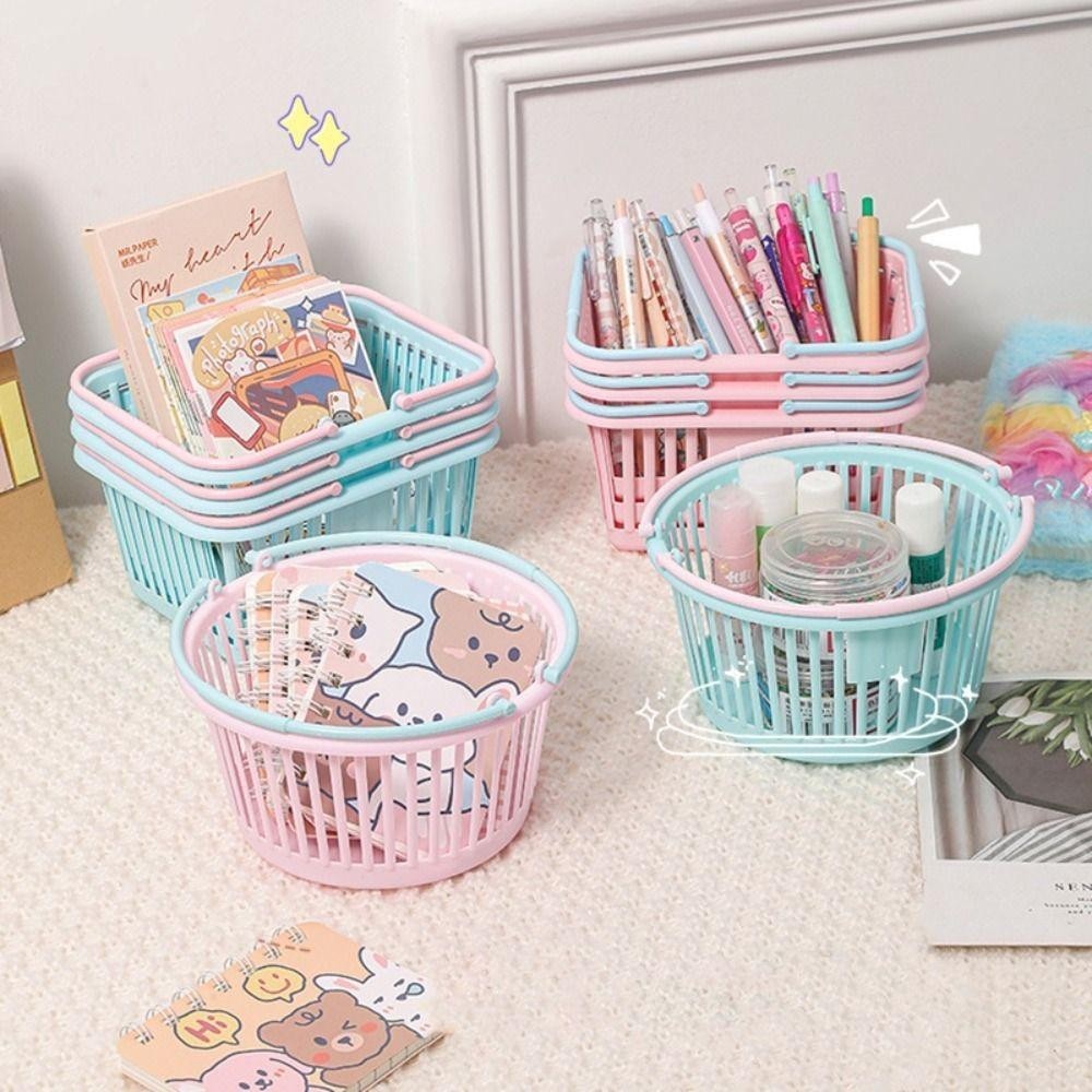 ยอดเยี่ยม ตะกร้ามือ,มินิชินนามอนโรลสก์ท็อปตะกร้าเก็บ, ทํานอง เครื่องเขียนเครื่องสําอางจิปาถะจัดเก็บกล่องจัดเก็