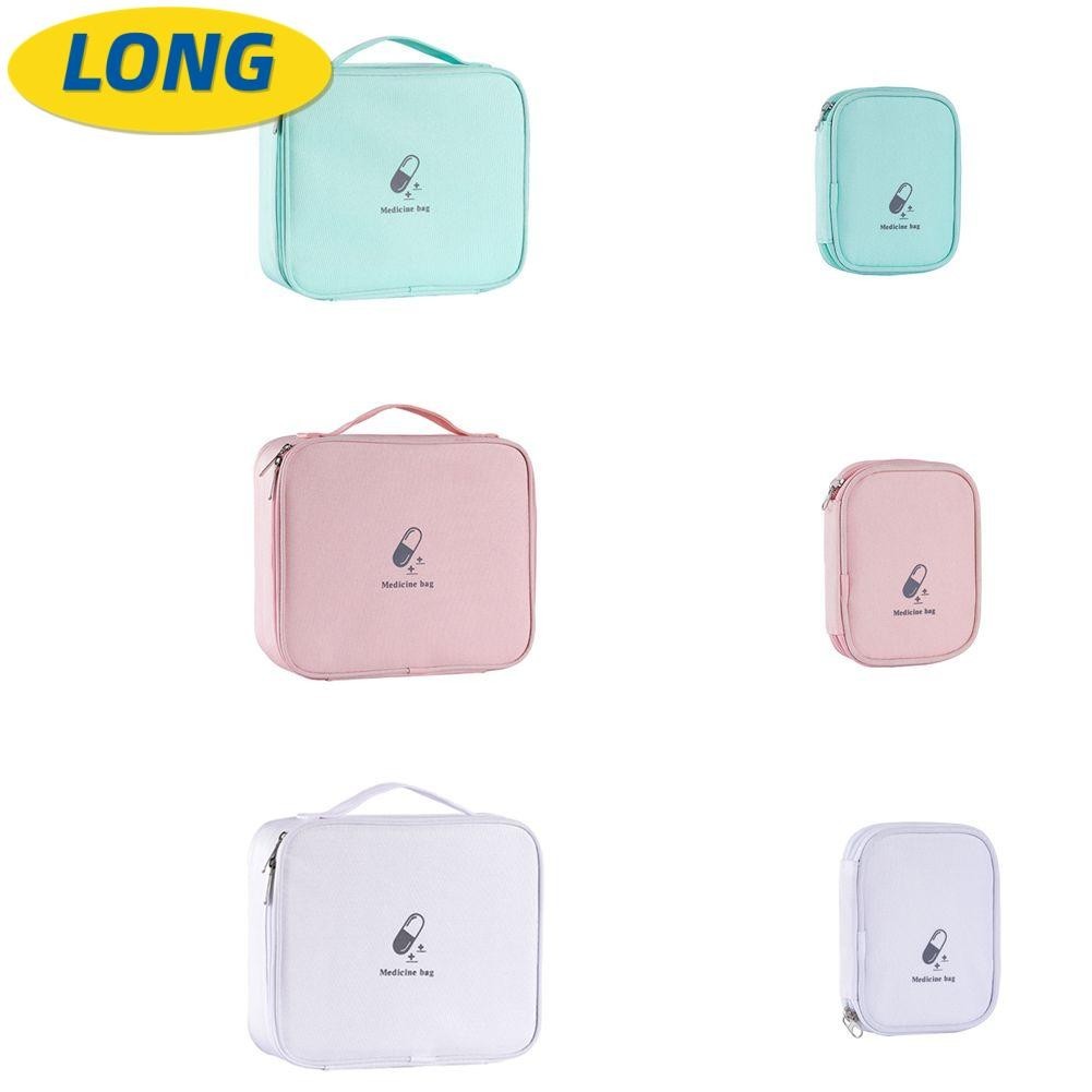 LONNGZHUAN Medical Bag Travel Camping Storage Box Emergency Kit Drug Pouch Medicine Chest หนา Medica