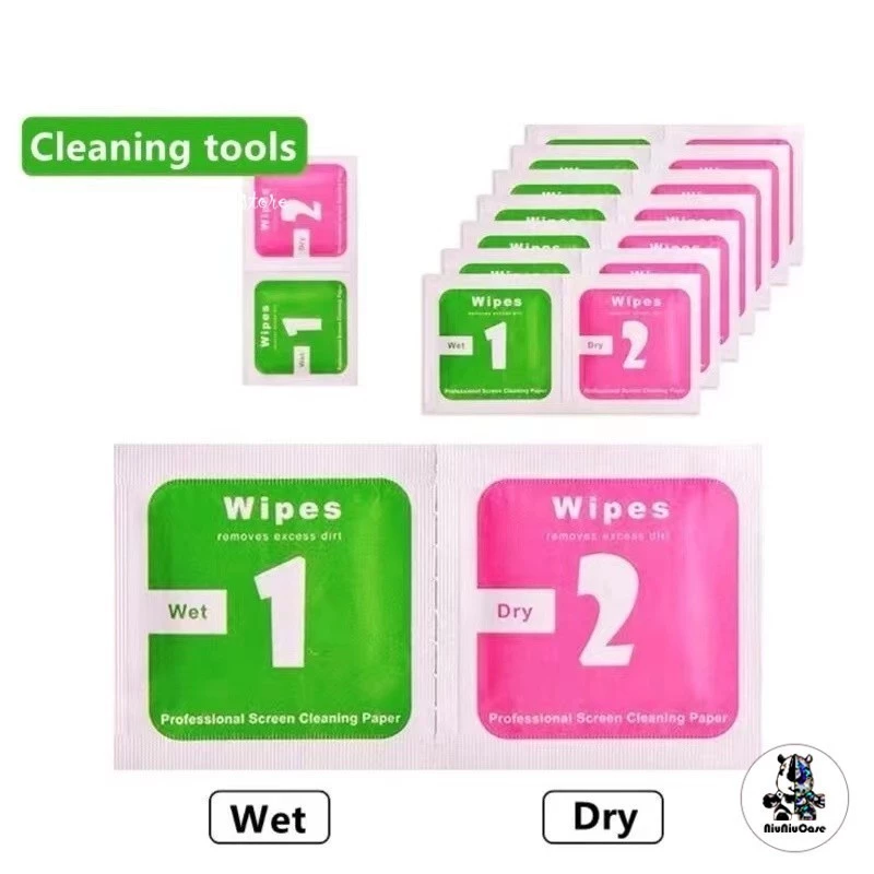 ผ้าเช็ดทำความสะอาดหน้าจอแห้งและเปียกโทรศัพท์มือถือกระดาษทำความสะอาด, ฟิล์มความปลอดภัย, ผ้าเช็ดทำความสะอาดเปียกฟิล์มม้วน thumbnail 3