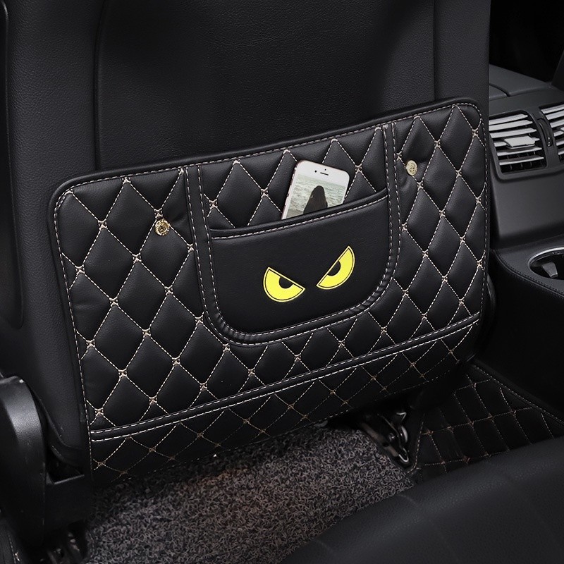 [ใหม่] แผ่นหนัง PU กันน้ํา กันเตะ สําหรับเบาะหลังรถยนต์ 1 ชิ้น - รูปที่ 2