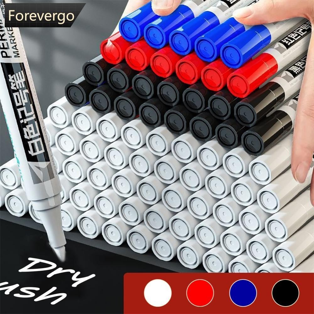 Forevergo 1 PC สีขาวสีดําสีแดง Marker ปากกา 2.0 มม.มันกันน ้ ําปากกาสําหรับขนสัตว ์ Canva ยางแก ้ ว 