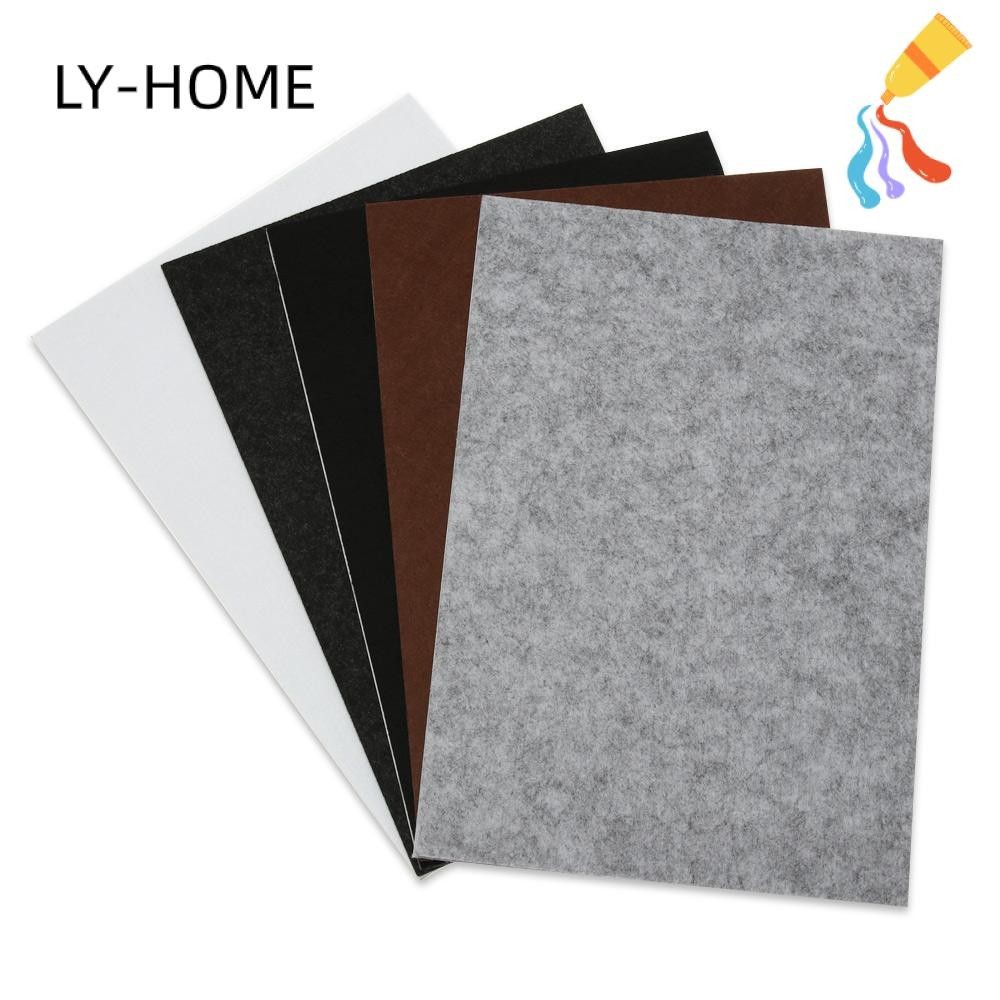 Ly แผ่นผ้าสักหลาด กันลื่น Diy สําหรับใช้ในการรองขาโต๊ะ เก้าอี้ โซฟา 3 / 5 มม.
