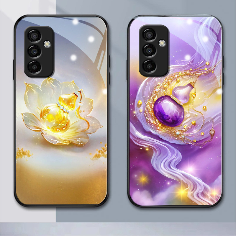 Romance Samsung เคสโทรศัพท ์ แก ้ ว SamsungA345G A01 A02 M02 A03 A04 A11 M11 A135G A04S A14 A735G A5