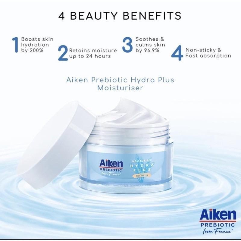Aiken Prebiotic Hydra Plus Hydra Hydrating Facial Moisturizer [ 40gm ]