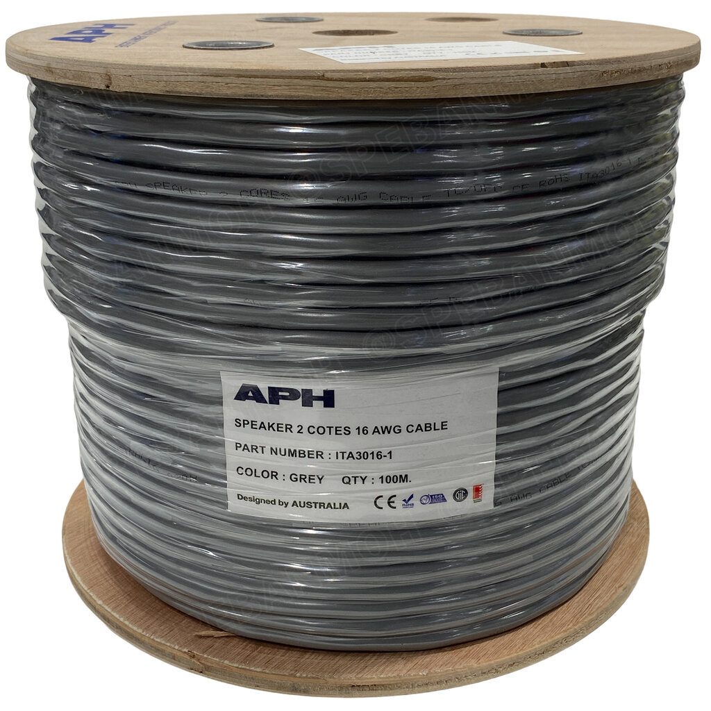 [ 1เมตร ] ITA3016 สายลำโพง APH 2Cx16AWG 1.3mm2 ทองแดงแท้ เคลือบดีบุก Speaker Cable Hi End สายต่อลำโพง คุณภาพสูง สายลำ... - รูปที่ 4