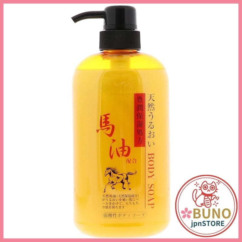 Jun Cosmetic Horse Oil Body Soap 600ml