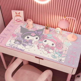 น่ารักขนาดใหญ่บริษัทแผ่นรองเมาส์ Big Gamer Mousepad หนังแป้นพิมพ์ Mats Kawaii sanrio Kuromi โต๊ะ Pad Mat พรมตาราง
