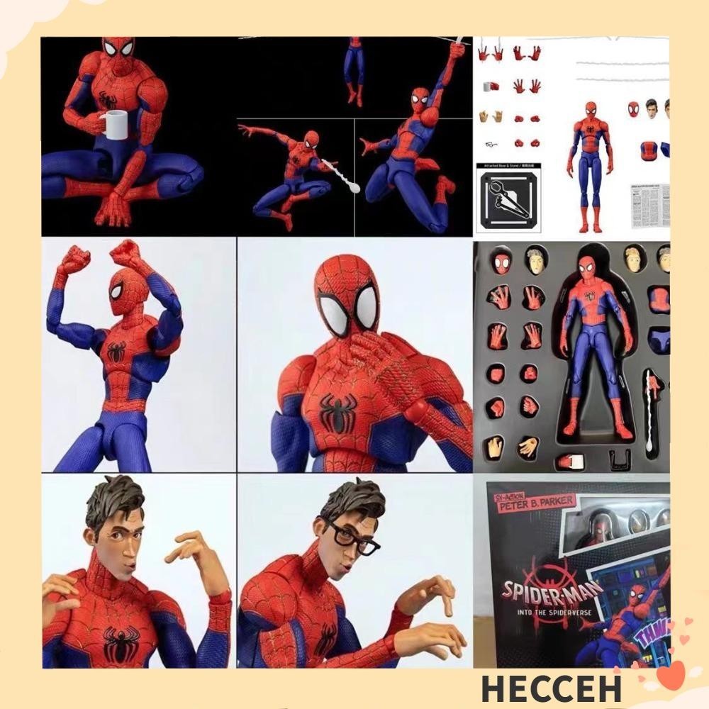 Hecceh Spiderman Models, Figuarts สองหัว Spiderman, Creative Across The Universe Miguel O 'Hara Ct Action Figure Shf ตุ ๊ กตาของเล ่ นเด ็ ก