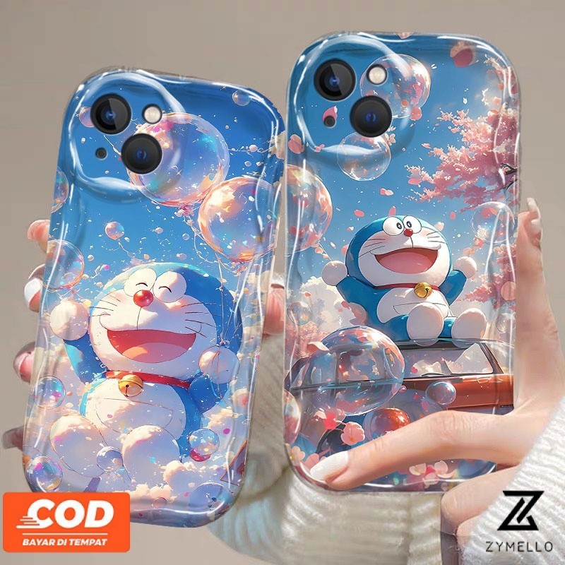 เคสโทรศัพท์realme Note 60 C67 C55 C53 C33 C31 C51 C30 C35 Note 50 Realme 10 Realme C21Y C25Y Realme C15 C25 5S 5I C2 Narzo 50A Primeการ์ตูนน่ารักแมวสีฟ้ากันกระแทกTPUเคสโทรศัพท์