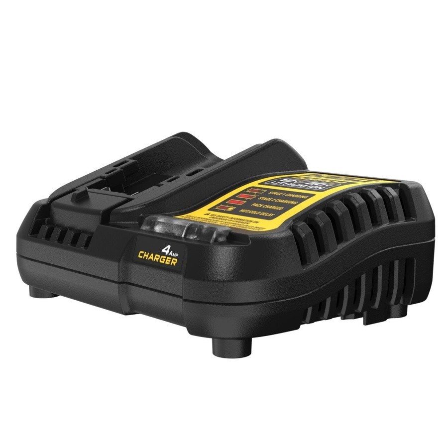 GlobalHouse DEWALT แท่นชาร์จแบตเตอรี่ 12V/20V Max 4A รุ่น สลิม DCB1104-B1 สินค้าของแท้คุณภาพดี