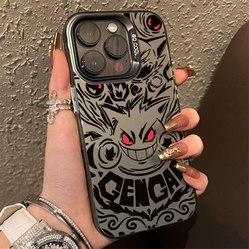 สําหรับRedmi 14C 15C 13 13C 12 4G Redmiหมายเหตุ14 13 11 12 Pro Plus 5G 10 Pro 12S Poco C65 M6 ProหรูหราสีสันเงินIMDเคสโทรศัพท์การ์ตูนGraffitiตลกGengar Hard Cover - รูปที่ 4