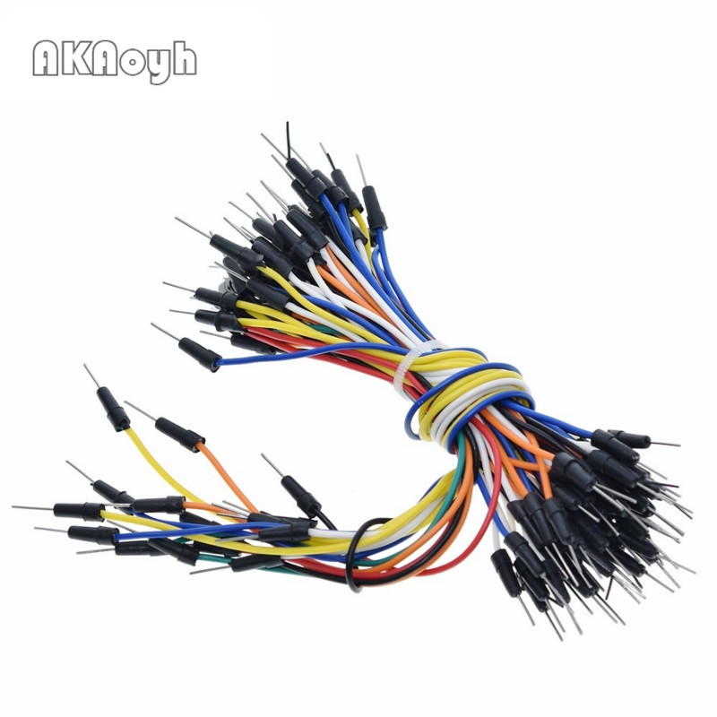 สายไฟจั้ม ผู้-ผู้ 65 เส้น Breadboard Male to Male Jumper Wire